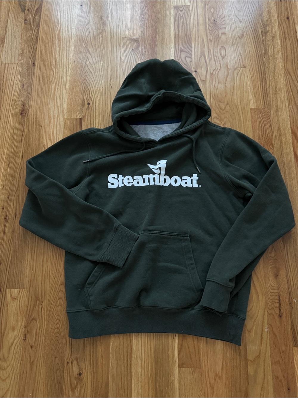 Dark Green Men's Hoodie Sweatshirt